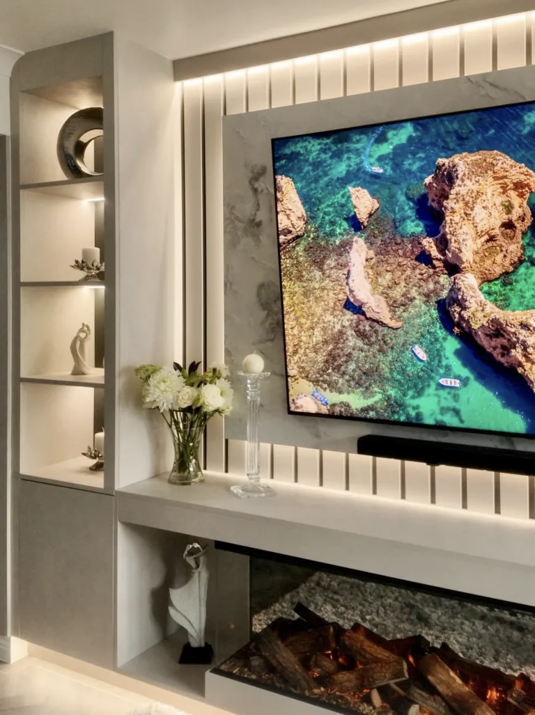 Bespoke Surrey Signature Spaces media wall install